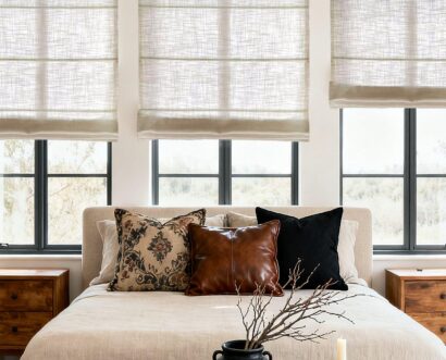 Motorized Roman Shades